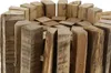 Windlichtsäule Rustikal recyceltes Holz 55cm Produktbild-Vorschau 4