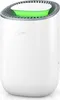 A white electric dehumidifier with a green light on top. Produktbild-Vorschau