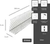 Fassadenprofile 20x Lüftungswinkel Alu 2m 30x50mm Silber - Produktbild-Vorschau 2