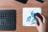 MuchoWow® Mauspad Mousepad England - Weltkarte - Blau 20x20 Produktbild-Vorschau 4