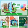100PCS Magnetische Bausteine Magnetblöcke - Kreatives Produktbild-Vorschau 3