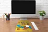 MuchoWow® Mauspad Mousepad Affe - Löwe - Palme - Wasser Produktbild-Vorschau 4