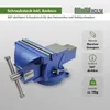 Schraubstock parallel 360° drehbar mit Amboss für Werkbank Produktbild-Vorschau 2