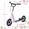 HOMCOM Kinderroller mit Hinterbremse 12 Zoll Scooter Produktbild-Vorschau 3