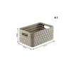 A product shot of a storage basket with dimensions indicated. Anteprima dell’immagine prodotto