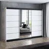 Schwebetürenschrank 200 cm, 3-türig, mit Spiegel & 4 Produktbild-Vorschau 1