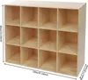 Cube shelf - Regál na knihy/displej - 12 přihrádek - 3 Náhled obrázku produktu 7