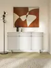 Selsey WUWU - Sideboard 3-türig mit 3 Schubladen Greige 150 Produktbild-Vorschau 2