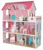 Maison de poupées en bois MDF + meuble 70cm rose LED Voir les images du produit 15