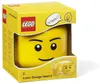 LEGO Mini-Aufbewahrungskopf STORAGE HEAD BOY 360 ml gelb Produktbild-Vorschau 3