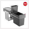 A product shot of a built-in trash can system with two bins. Produktbild-Vorschau