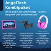 AngelTech Kindertablet PRO MAX Rosa mit Tablet-Halterung Produktbild-Vorschau 3