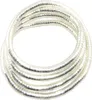Biegsame Halskette Schlangenkette silberfarben 8mm Kette Produktbild-Vorschau 2