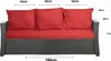 Polštáře na zahradní pohovku- Sedák 160x60x7, opěradlo Náhled obrázku produktu 2