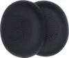 Two black ear pads for headphones are shown against a white background. Voir les images du produit