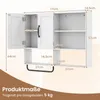 Skrinka do kúpeľne od spoločnosti COSTWAY, nástenná skrinka Náhľad obrázku produktu 3