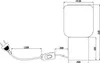 Trio Leuchten Tischleuchte Nico E27, schwarz, Metall/Glas Produktbild-Vorschau 9