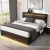 Letto imbottito 140 x 200 cm, con connessione USB, con Anteprima dell’immagine prodotto 3