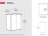 Keter Gerätehaus Kunststoff Factor 7510 6x3 Taupe/Beige, Produktbild-Vorschau 24