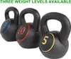 Okwish, mancuerna kettlebell con mango antideslizante, set Vista previa de la imagen del producto 4