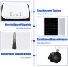 Collage of product features with German text descriptions. Produktbild-Vorschau