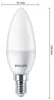 Philips Kerzenlampe 40W B35 E14 x6, 4,9 W, 40 W, E14, 470 Produktbild-Vorschau 6