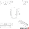 PremiumX Dachsparrenhalter Set Sparrenhalter SAT Produktbild-Vorschau 7