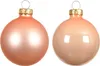 Christbaum-Mini-Kugeln Peach Pearl Ø 3,5 cm aus Glas - 16er Produktbild-Vorschau 3