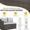 MeXo Gartenlounge Set 8 Personen Lounge Gartenmöbelset Produktbild-Vorschau 4
