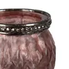Clayre & Eef Teelichthalter Ø 7x6 cm Rosa Glas Produktbild-Vorschau 2