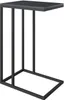 Table d'appoint - 40 x 29 cm - Noir - Structure métallique Voir les images du produit 4