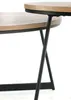 Stolik kawowy KARIDA S 45x45 dąb/czarny Podgląd zdjęcia produktu 13