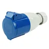 CEE Kupplung | CEE 3 Polig | 240V 32A | Blau | IP44 | Produktbild-Vorschau 4