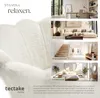 A collage of images showing different rooms in a house furnished with a plush armchair, including a home office, living room, entryway, and bedroom. Náhled obrázku produktu