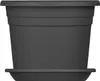 BigDean 3X Blumentopf Untersetzer Ø 44 cm Farbe Anthrazit Produktbild-Vorschau 4
