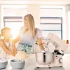 AREBOS robot kuchenny 1500W, robot kuchenny, ugniatarka z Podgląd zdjęcia produktu 7