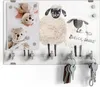 DEQORI Schlüsselbrett Glas 30x20 cm 'Wollige Freundschaft' Produktbild-Vorschau 2