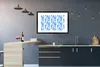 MuchoWow® Gerahmtes Poster Blumen - Blau - Hortensie 90x60 Produktbild-Vorschau 5