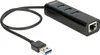 Delock USB 3.0 Hub 3 porty + 1 port Gigabit LAN 10/100/1000 Náhled obrázku produktu 1