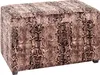 HAKU Sitztruhe Motiv - MDF, Textilgewebe, B/H/T: 65x42x40 Produktbild-Vorschau 1