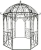 CLP Rosenpavillon aus Eisen Leila, Gartenpavillon im Produktbild-Vorschau 1