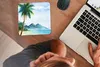 MuchoWow® Mauspad Mousepad Aquarell - Meer - Palme 20x20 cm Produktbild-Vorschau 2