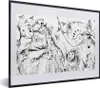 MuchoWow® Gerahmtes Poster Wasserfarben - Tiere - Dschungel Produktbild-Vorschau 1