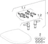 Geberit Mango WC-Sitz, weiß Scharniere verchromt Produktbild-Vorschau 5