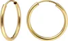trendor 15174 Damen-Ohrringe Gold 333 / 8K Creolen Breite 2 mm Ø 20 mm 1 Produktbild-Vorschau