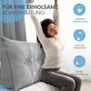 ELONEO Rückenkissen 100 cm breit, Keilkissen für Bett und Produktbild-Vorschau 3