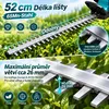 1500W Aku nůžky na živý plot 21V Brushless, 52 cm lišta, Náhled obrázku produktu 5