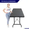 Buffettisch klappbar | HxBxT 74x180x74cm | mit Tragegriff | Produktbild-Vorschau 6