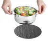 WENKO 2er Set Topfuntersetzer Schiefer Schwarz Rund Produktbild-Vorschau 9