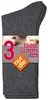 NUR DER Socken Ohne Gummi 3er Pack - mittelgraumelange - Produktbild-Vorschau 4